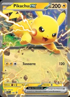 Carte Pokémon Pikachu-ex #106 — Promos Écarlate et Violet