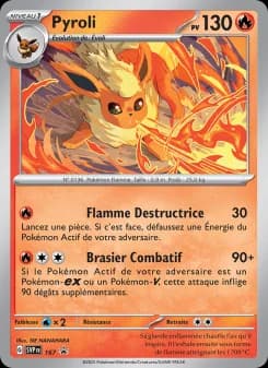 Carte Pokémon Pyroli #167 — Promos Écarlate et Violet