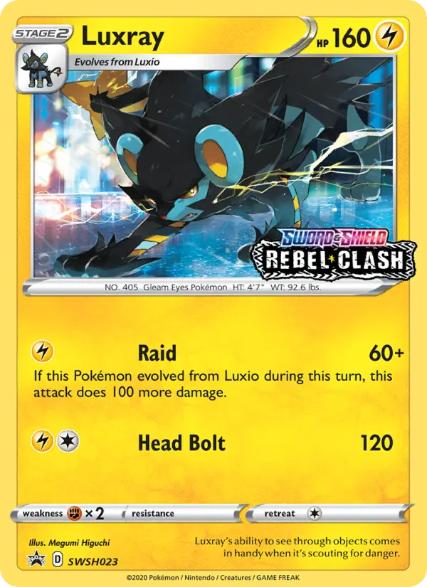 Luxray #SWSH023 — Sword & Shield Promos