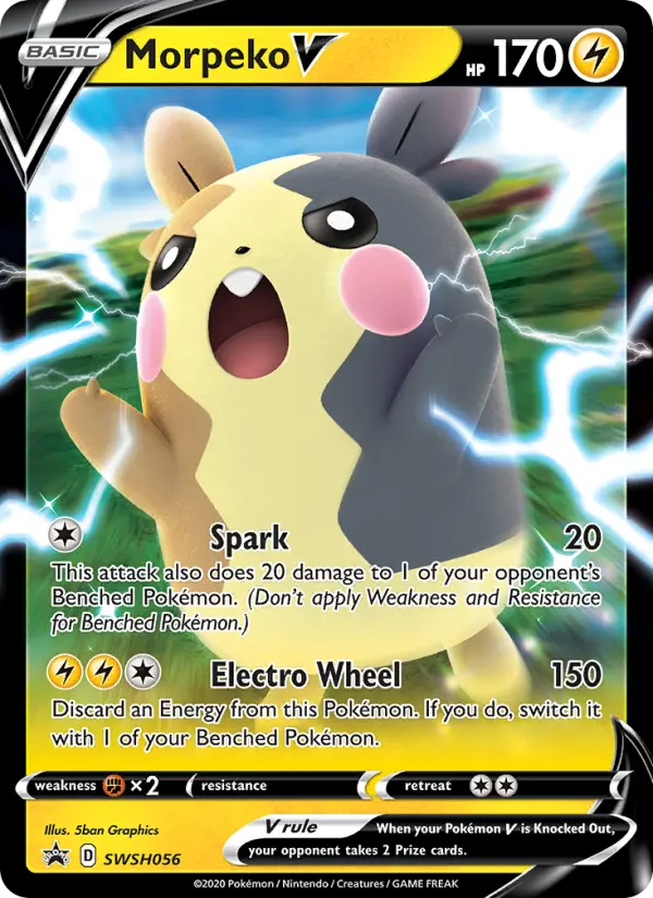 Morpeko V #SWSH056 — Sword & Shield Promos