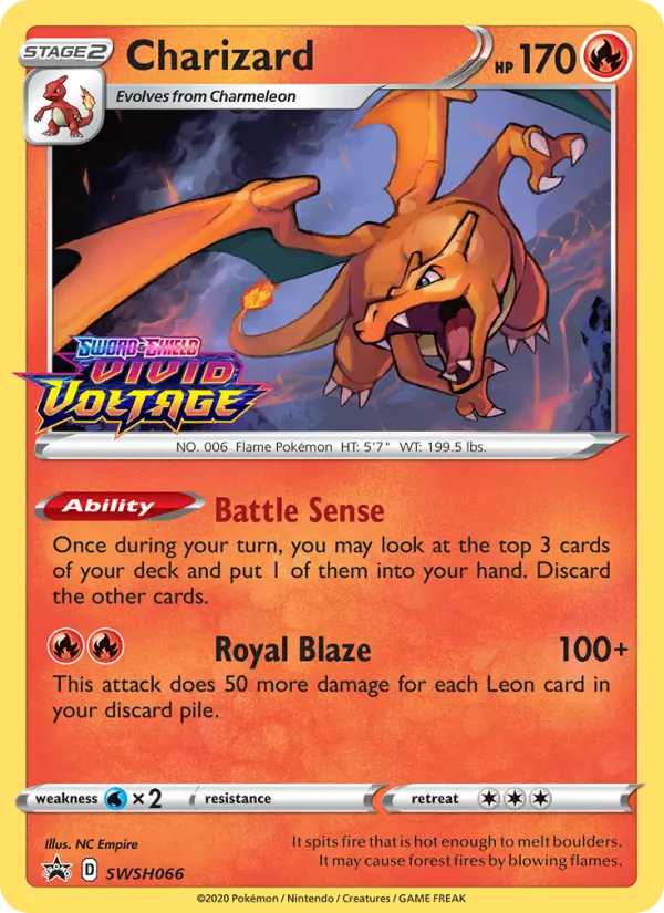 Charizard #SWSH066 — Sword & Shield Promos