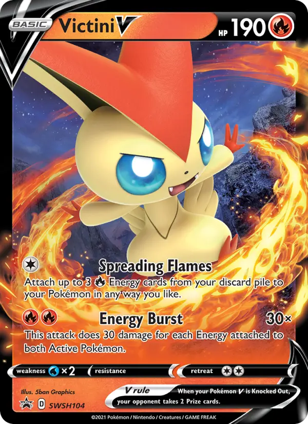 Victini V #SWSH104 — Sword & Shield Promos