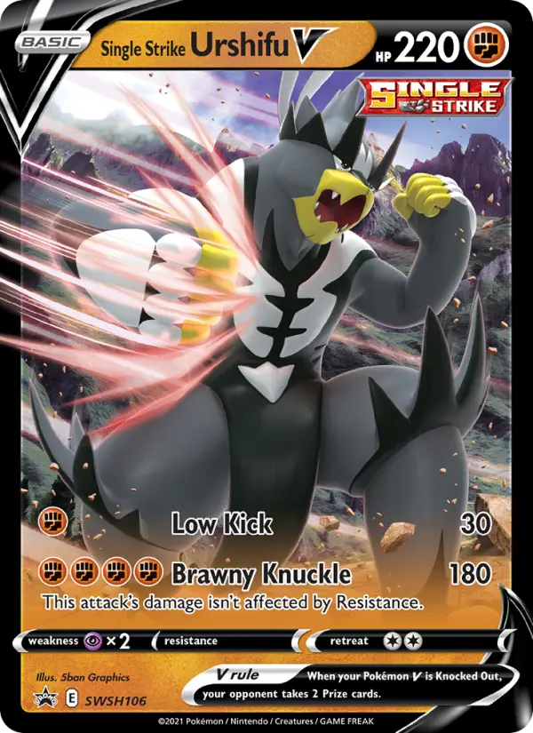 Single Strike Urshifu V #SWSH106 — Sword & Shield Promos