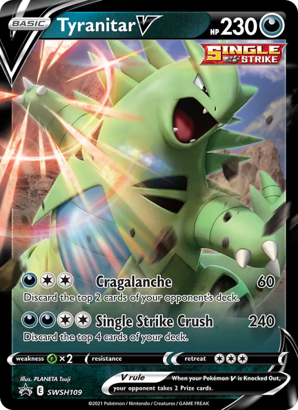Tyranitar V #SWSH109 — Sword & Shield Promos