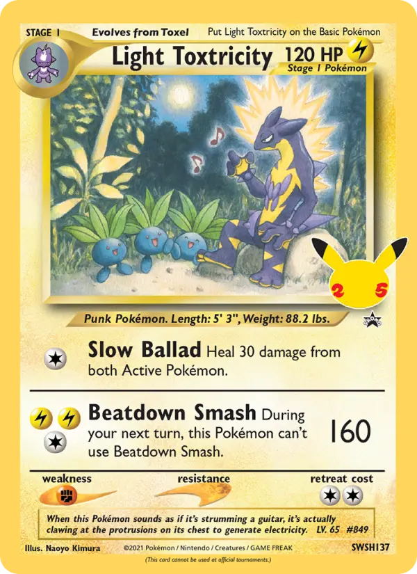Light Toxtricity #SWSH137 — Sword & Shield Promos