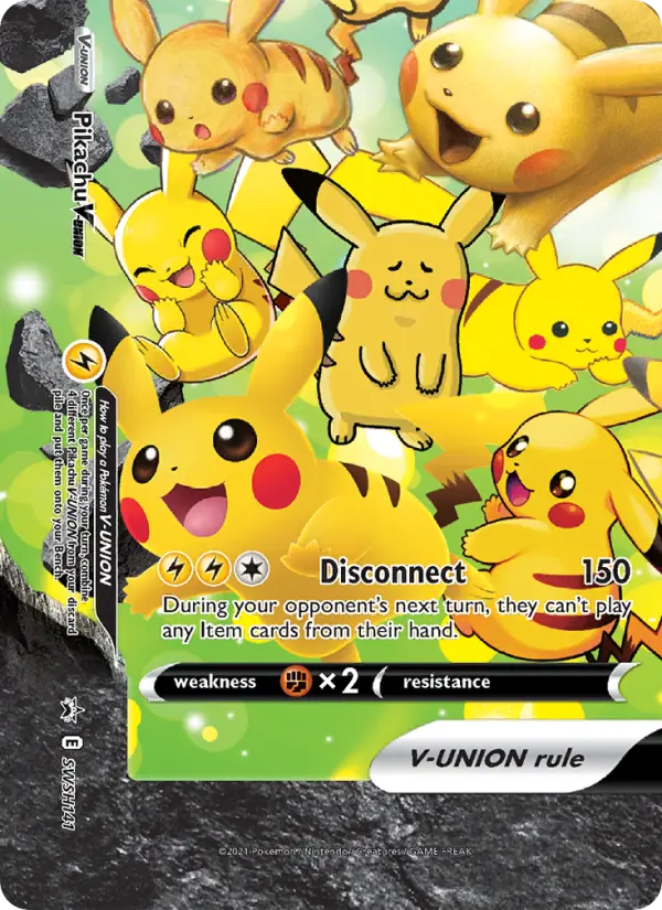 Pikachu V-UNION #SWSH141 — Sword & Shield Promos