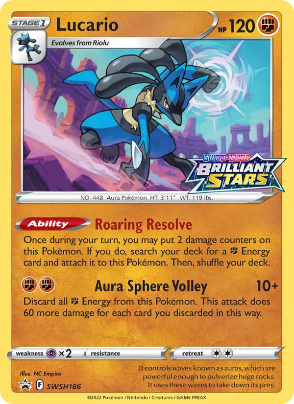 Lucario #SWSH186 — Sword & Shield Promos