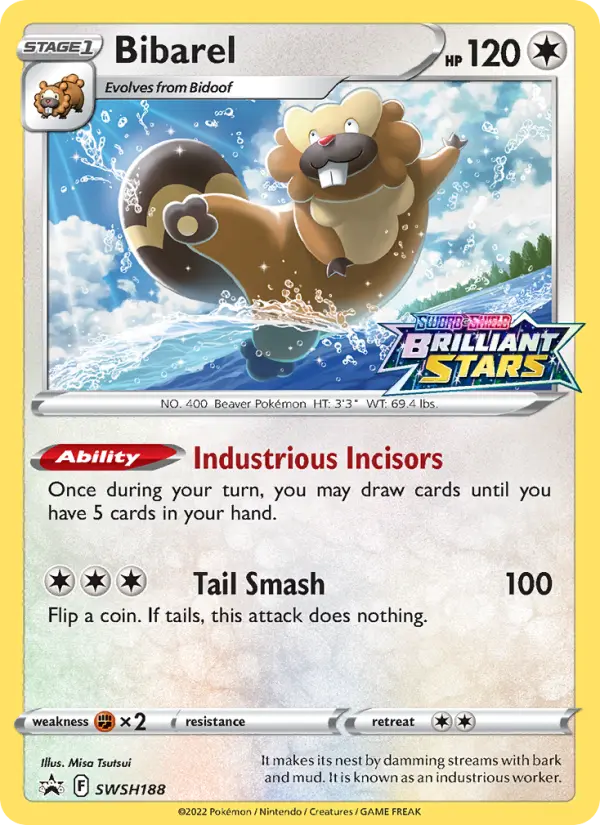 Bibarel #SWSH188 — Sword & Shield Promos