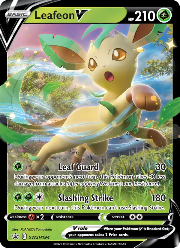 Leafeon V #SWSH194 — Sword & Shield Promos