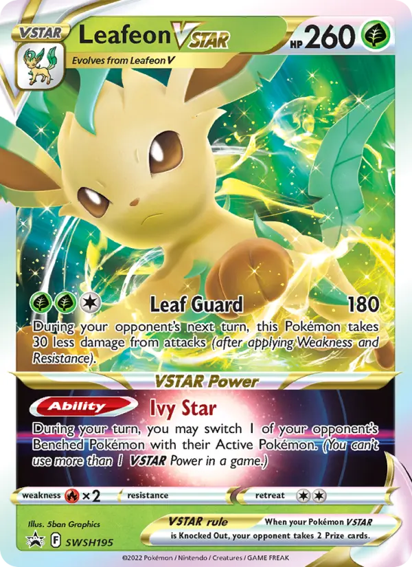 Leafeon VSTAR #SWSH195 — Sword & Shield Promos