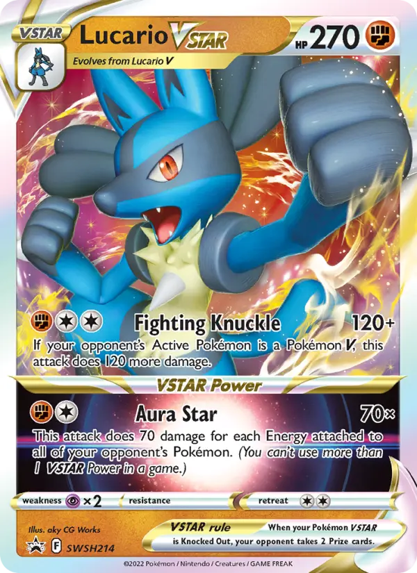 Lucario VSTAR #SWSH214 — Sword & Shield Promos