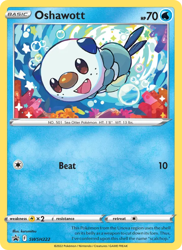 Oshawott #SWSH222 — Sword & Shield Promos