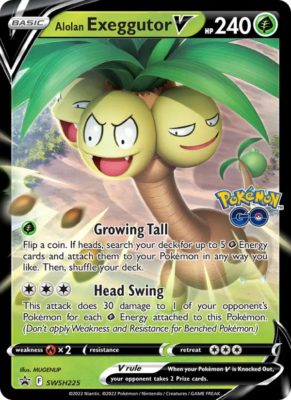 Alolan Exeggutor V #SWSH225 — Sword & Shield Promos