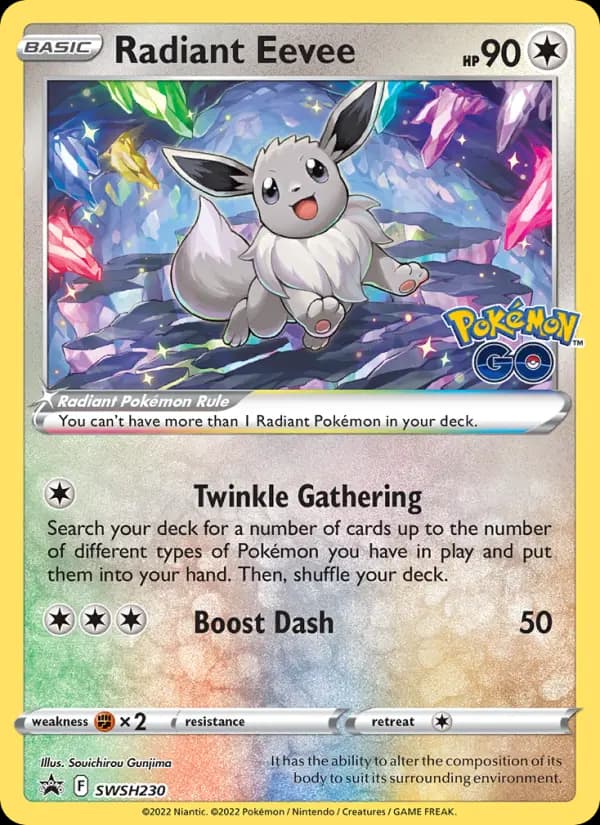 Radiant Eevee #SWSH230 — Sword & Shield Promos