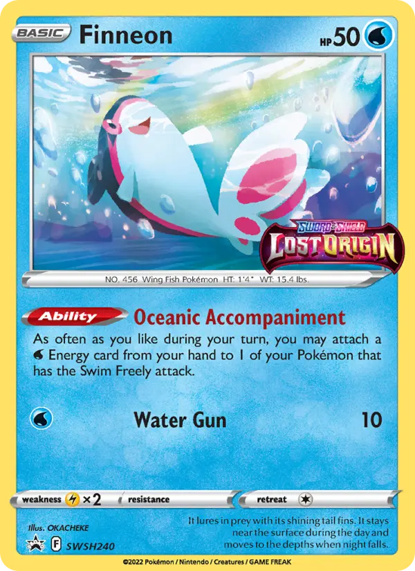 Finneon #SWSH240 — Sword & Shield Promos