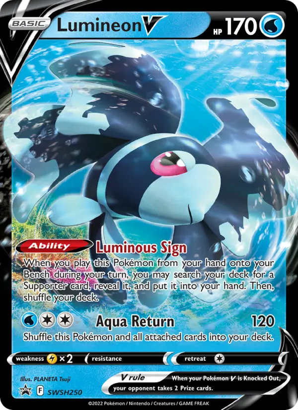 Lumineon V #SWSH250 — Sword & Shield Promos