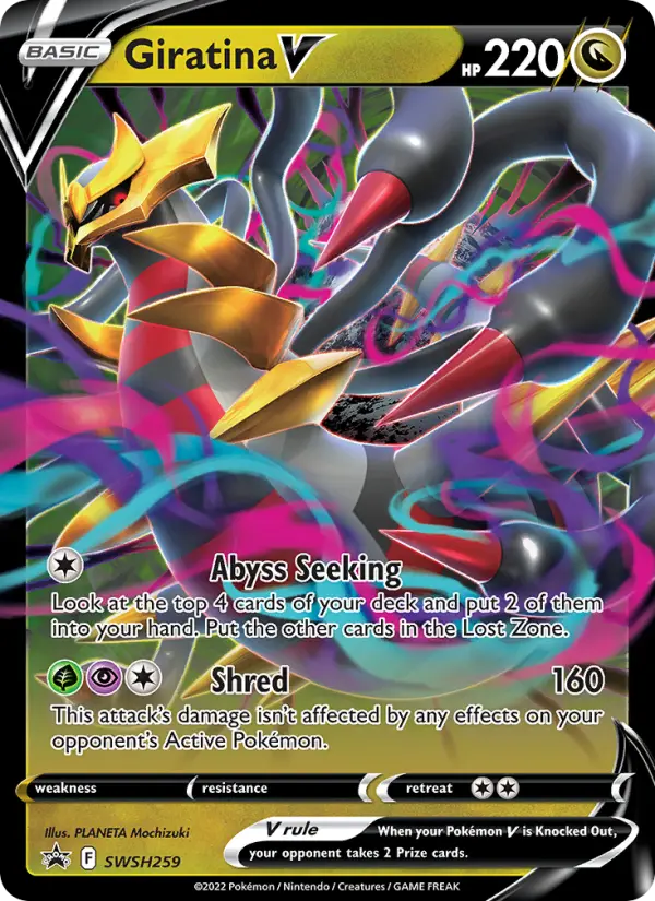 Giratina V #SWSH259 — Sword & Shield Promos