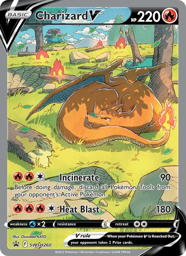 Charizard V #SWSH260 — Sword & Shield Promos