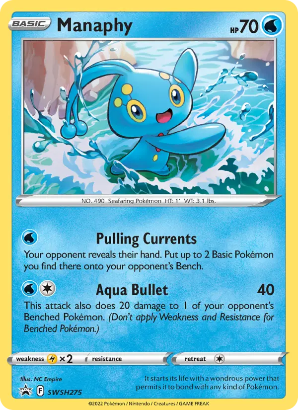 Manaphy #SWSH275 — Sword & Shield Promos