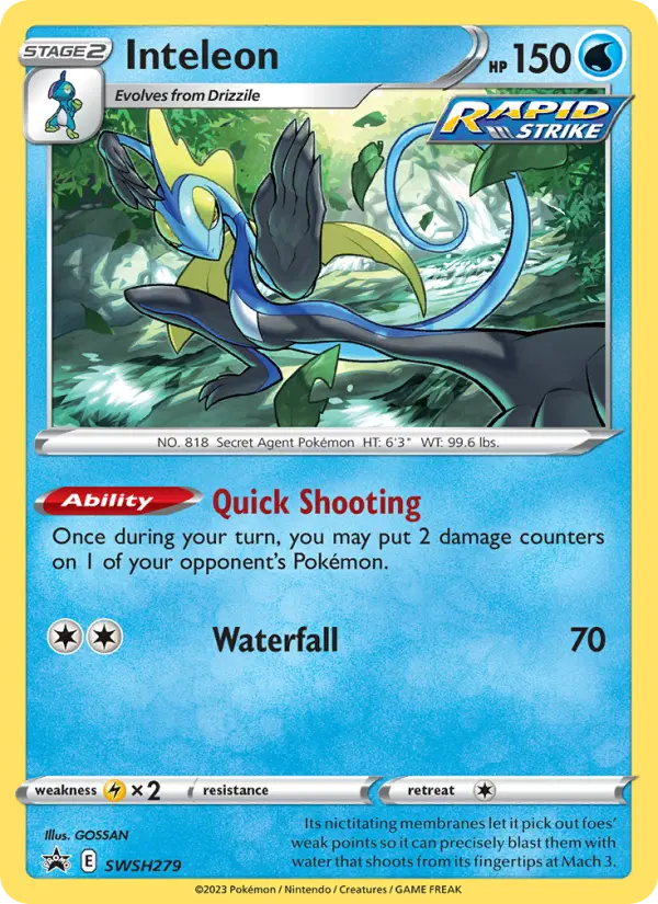 Inteleon #SWSH279 — Sword & Shield Promos