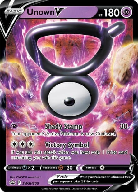Unown V #SWSH300 — Sword & Shield Promos