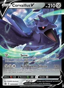 Carte Pokémon Corvaillus V #SWSH200 — Promos Épée et Bouclier