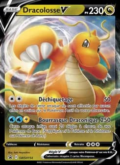 Carte Pokémon Dracolosse V #SWSH154 — Promos Épée et Bouclier