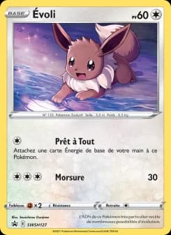 Carte Pokémon Évoli #SWSH127 — Promos Épée et Bouclier