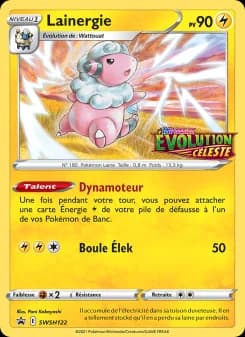 Carte Pokémon Lainergie #SWSH122 — Promos Épée et Bouclier