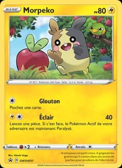 Carte Pokémon Morpeko #SWSH031 — Promos Épée et Bouclier