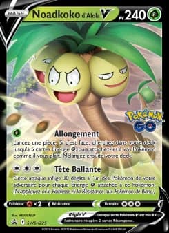 Carte Pokémon Noadkoko d'Alola V #SWSH225 — Promos Épée et Bouclier