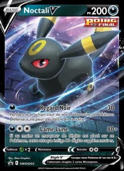 Carte Pokémon Noctali V #SWSH203 — Promos Épée et Bouclier