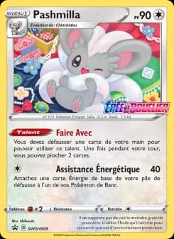 Carte Pokémon Pashmilla #SWSH009 — Promos Épée et Bouclier