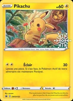 Carte Pokémon Pikachu #SWSH153 — Promos Épée et Bouclier