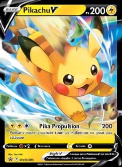 Carte Pokémon Pikachu V #SWSH285 — Promos Épée et Bouclier