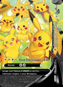 Carte Pokémon Pikachu V-UNION #SWSH142 — Promos Épée et Bouclier