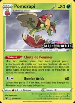 Carte Pokémon Pomdrapi #SWSH022 — Promos Épée et Bouclier