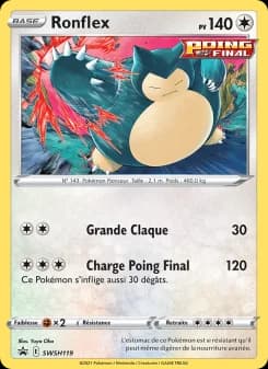 Carte Pokémon Ronflex #SWSH119 — Promos Épée et Bouclier