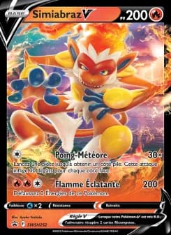 Carte Pokémon Simiabraz V #SWSH252 — Promos Épée et Bouclier
