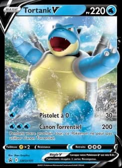Carte Pokémon Tortank V #SWSH101 — Promos Épée et Bouclier