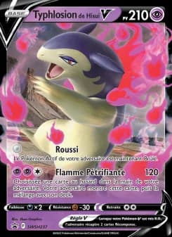 Carte Pokémon Typhlosion de Hisui V #SWSH237 — Promos Épée et Bouclier