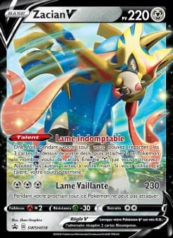 Carte Pokémon Zacian V #SWSH018 — Promos Épée et Bouclier
