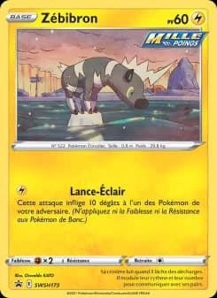 Carte Pokémon Zébibron #SWSH173 — Promos Épée et Bouclier