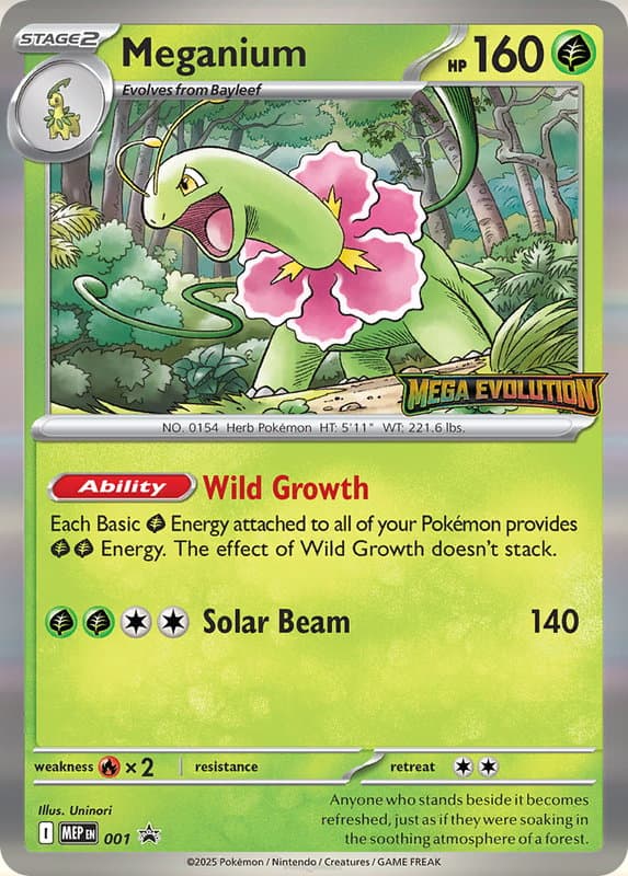 Meganium #001 — Mega Evolution Promos