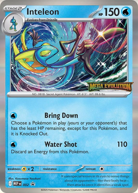 Inteleon #002 — Mega Evolution Promos