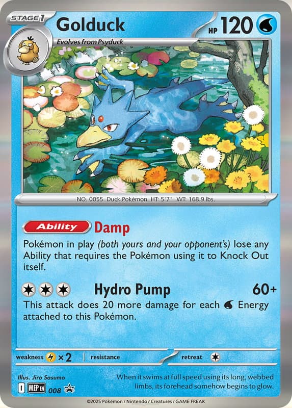 Golduck #008 — Mega Evolution Promos