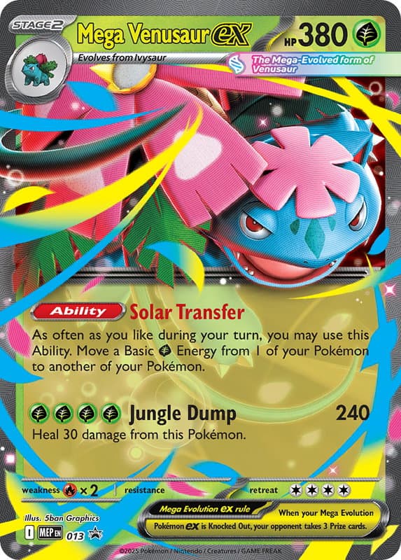 Mega Venusaur ex #013 — Mega Evolution Promos