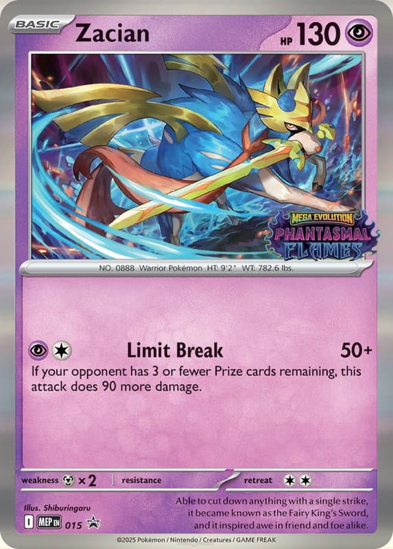 Zacian #015 — Mega Evolution Promos
