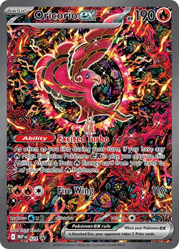 Oricorio ex #024 — Mega Evolution Promos