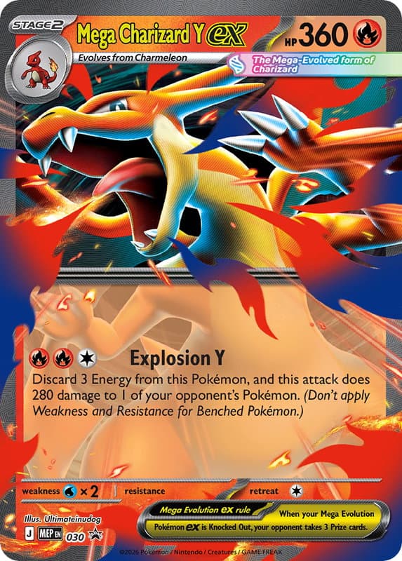 Mega Charizard Y ex #030 — Mega Evolution Promos
